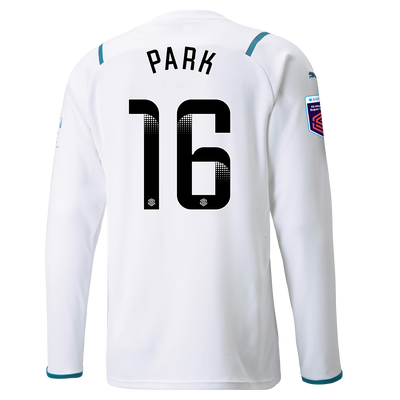 Manchester City Away Shirt Long Sleeve 21/22 with Jess Park printing
