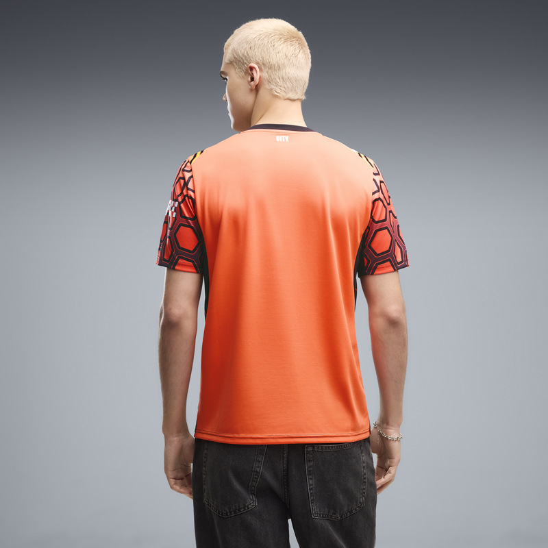 MCFC RP GK JERSEY SS - Hot Heat-PUMA Black