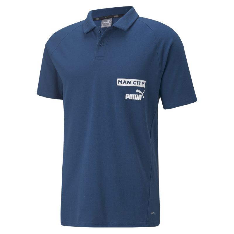MCFC TR MENS CASUALS POLO - blue turquoise