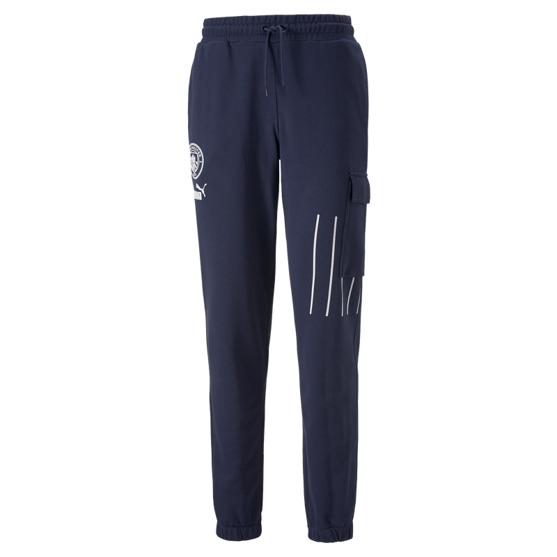 MCFC LW MENS FTBLCULTURE CARGO PANTS - peacoat