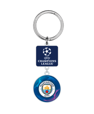 Porte-clés à breloques UCL de Manchester City