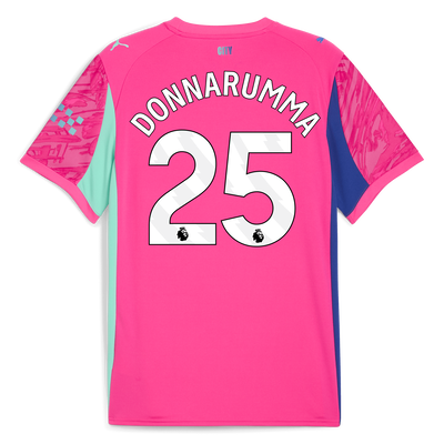 Manchester City Goalkeeper Jersey 2025/26 With DONNARUMMA 25 Printing