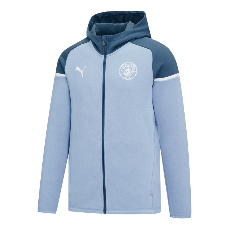 MCFC TR KIDS CASUALS HOODED JACKET - blue