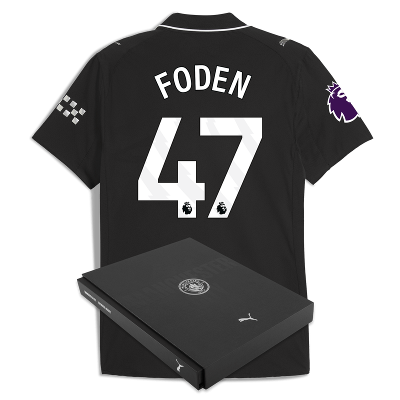 MENS AUTHENTIC Away SHIRT SS-FODEN-47-EPL-PL - 