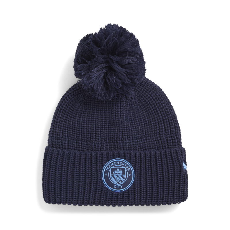 MCFC ESS KIDS BEANIE - navy