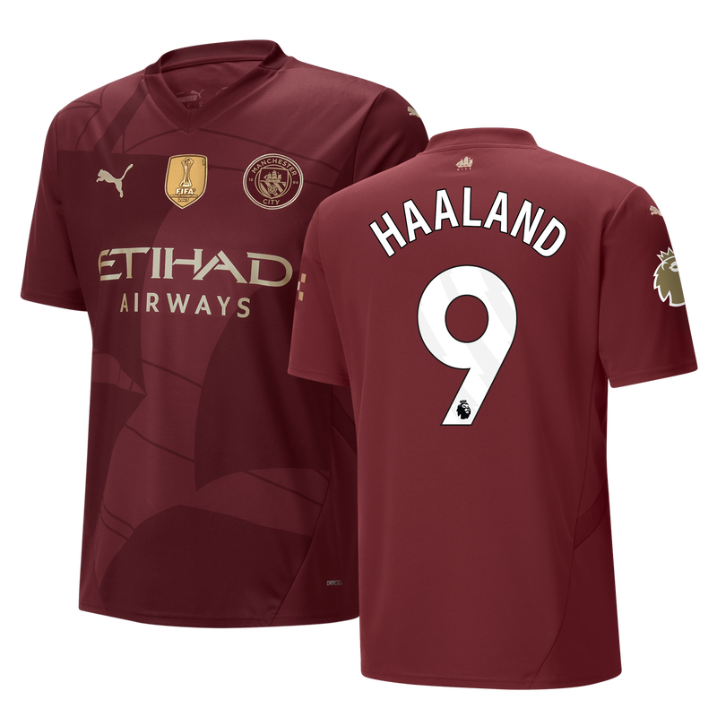 Manchester City Third Jersey 2024/25 With HAALAND 9 Printing