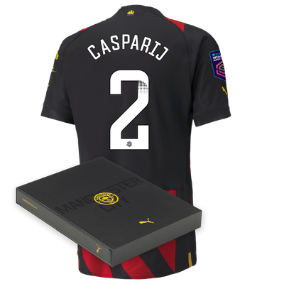 Manchester City Authentic Away Jersey 2022/23 with CASPARIJ 2 printing
