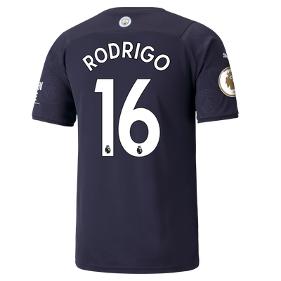 Manchester City 3rd Shirt 21/22 with Rodrigo printing