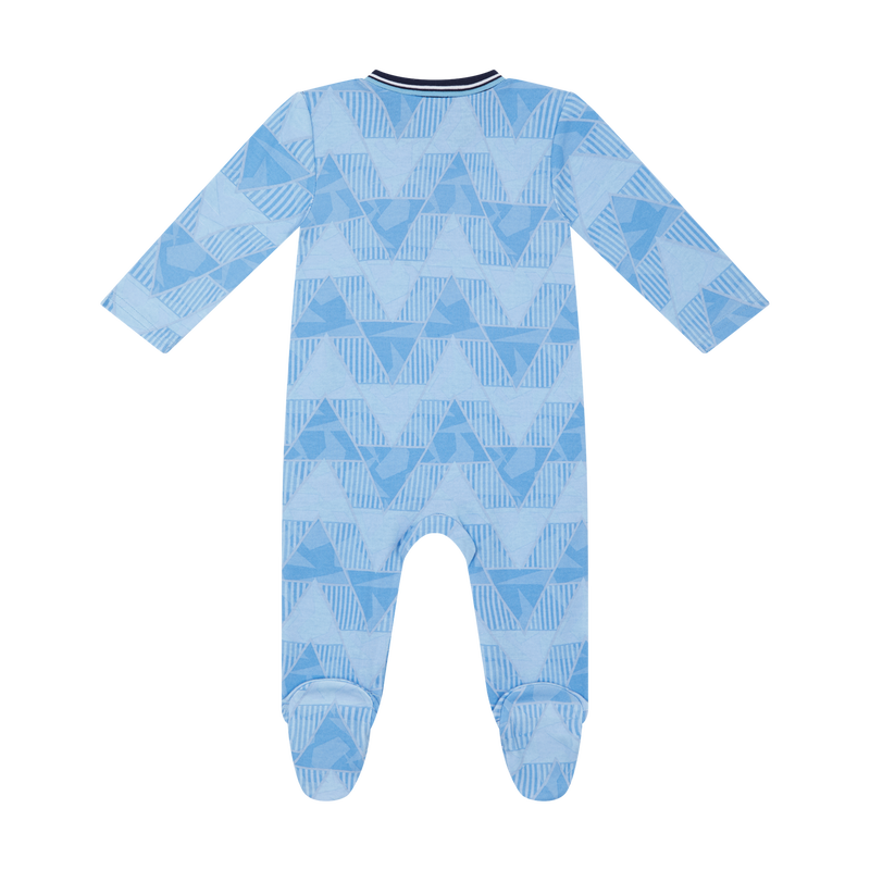 MCFC FW 1989 RETRO BABYGROW - team light blue