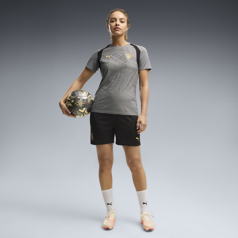 MCFC TR WMNS TRAINING JERSEY - Cast Iron-Flaxen