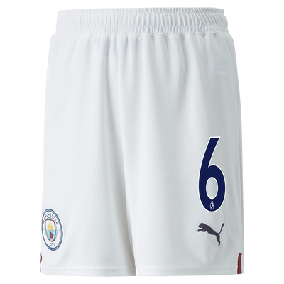 Kids' Manchester City Football Shorts 2022/23 with #6