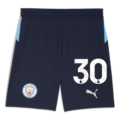 Manchester City Football Shorts 2025/26 with #30