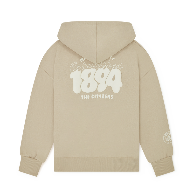 MCFC FW WOMENS BUBBLE HOODIE - mocha