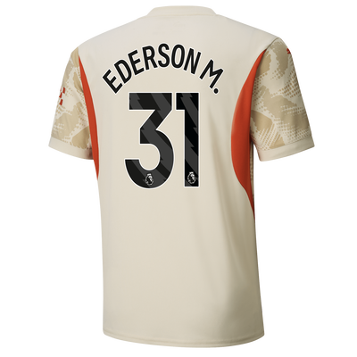 Manchester City Goalkeeper Jersey 2024/25 With EDERSON M. 31 Printing
