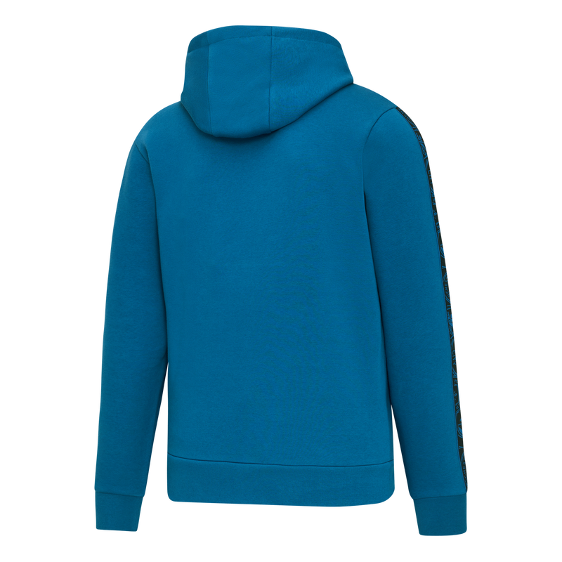 MCFC FW MENS TAPING CREST HOODY - lake blue