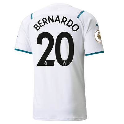 Manchester City Away Shirt 21/22 with Bernardo Silva printing