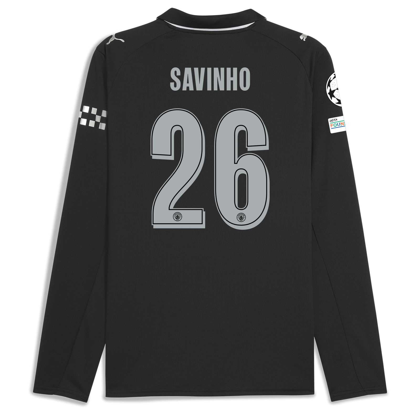 正規品　マンチェスター・シティ SAVINHO 26番 ジャージ マンチェスター・シティ 2025/26 アウェイ 本物ジャージ AKÉ 6
