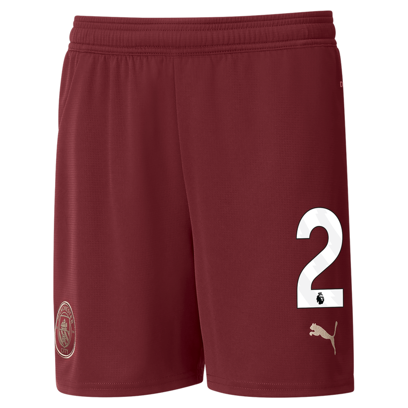 MCFC RP KIDS SHORTS - burgundy