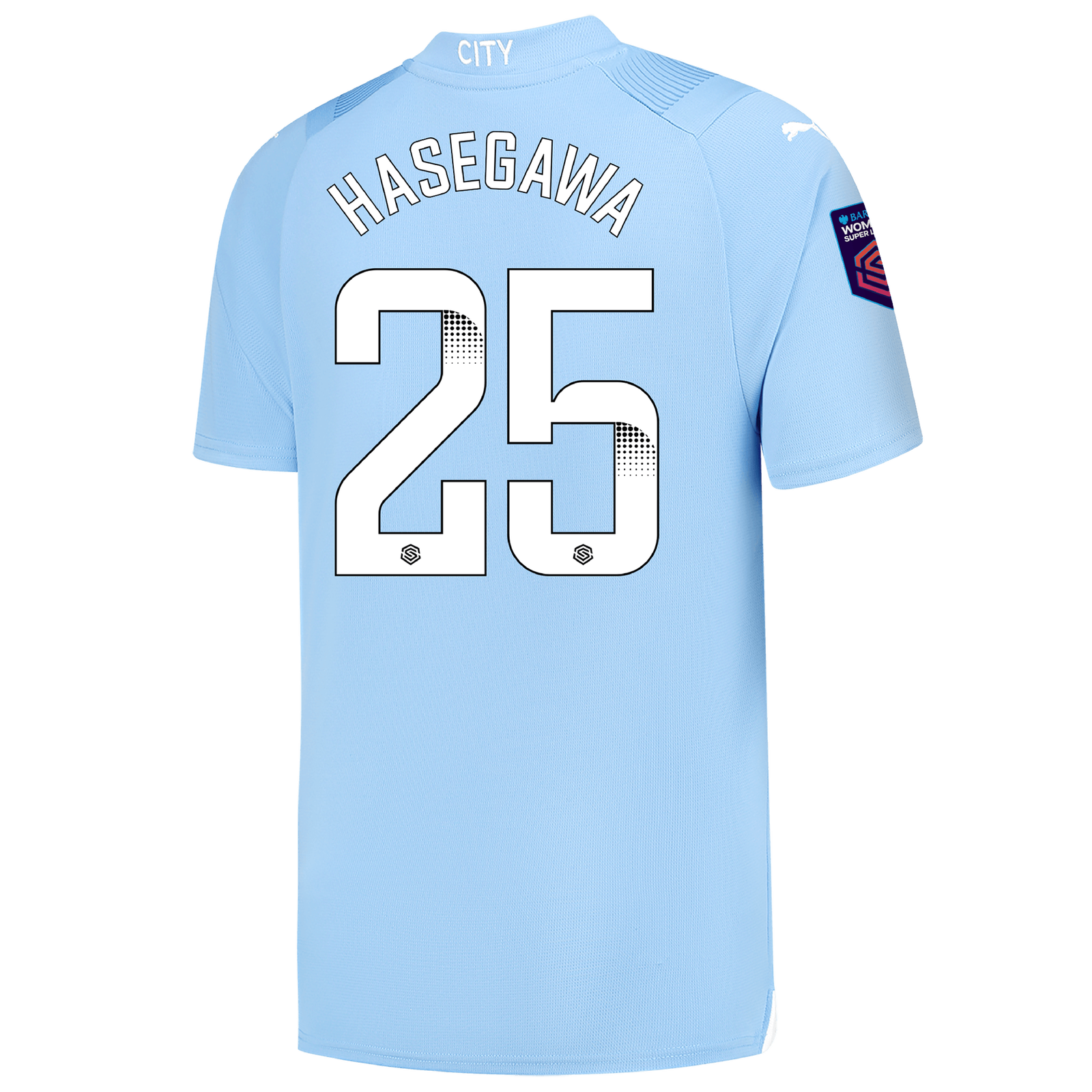 Manchester City Home Jersey 2023/24 with HASEGAWA 25 printing