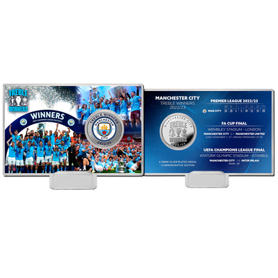 Treble Winners Coin Card Collectible