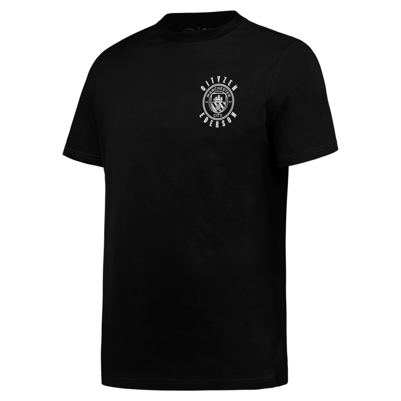 MCFC FW MENS WC22 EDERSON TEE NL - black