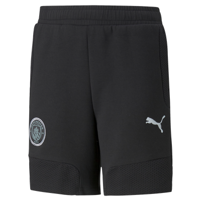 Kids Manchester City Casuals Sweat Football Shorts