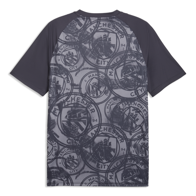 MCFC MW PREMATCH WARM UP JERSEY - Galactic Gray-Pro Green