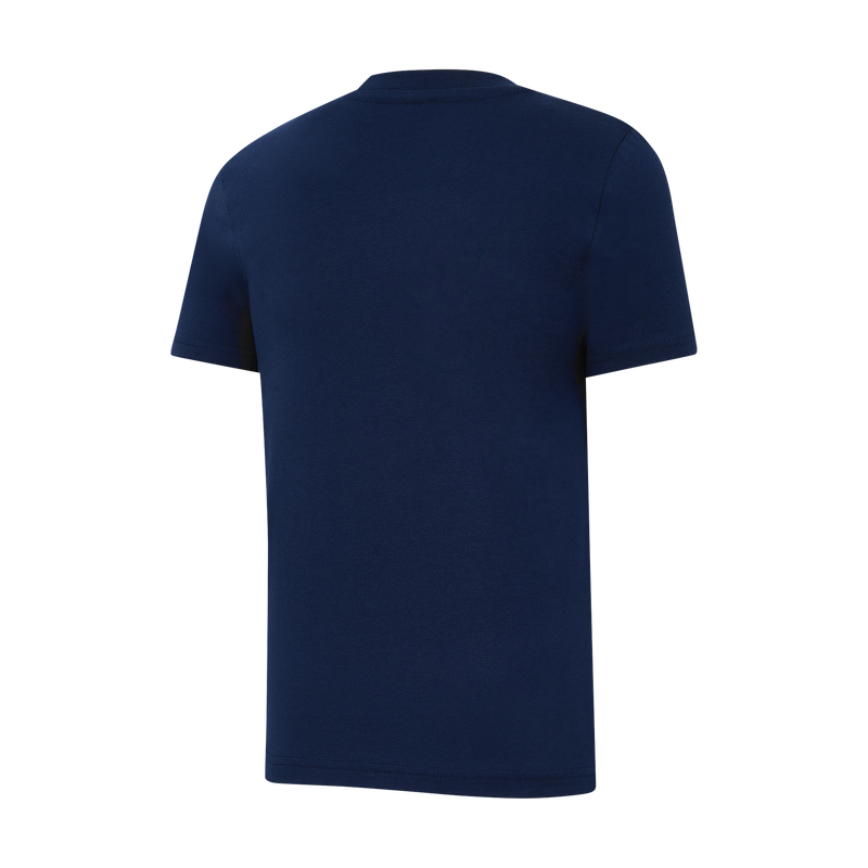 MCFC KIDS SS CHECK PJ - navy