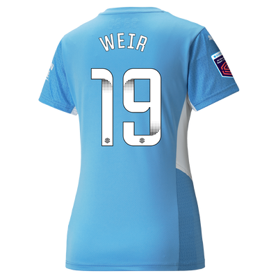 Womens Manchester City Home Shirt 21/22 with Caroline Weir printing