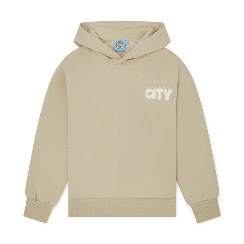 Women's Man City Bubble Collective Hoodie mocha - Check out all Manchester City sweatshirts online - Official Manchester City FC store