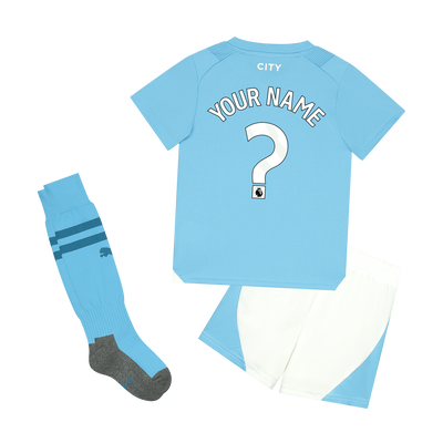 Manchester City Home Mini Kit 2023/24 with custom printing