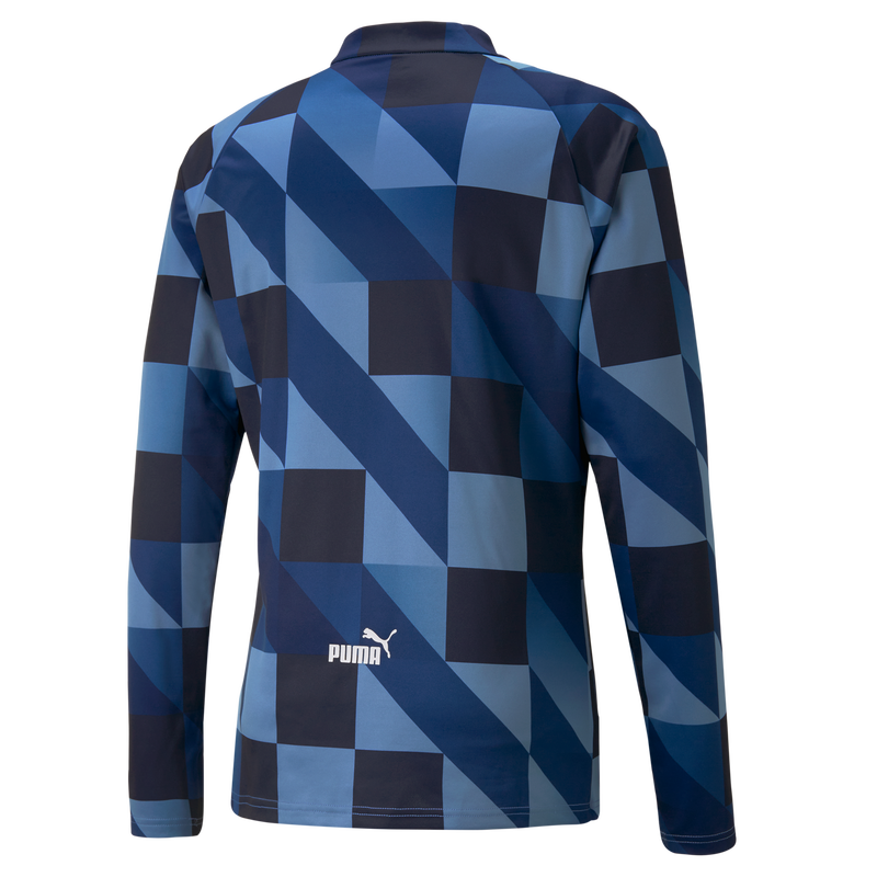 MCFC MW MENS PRE MATCH SWEAT - lake blue