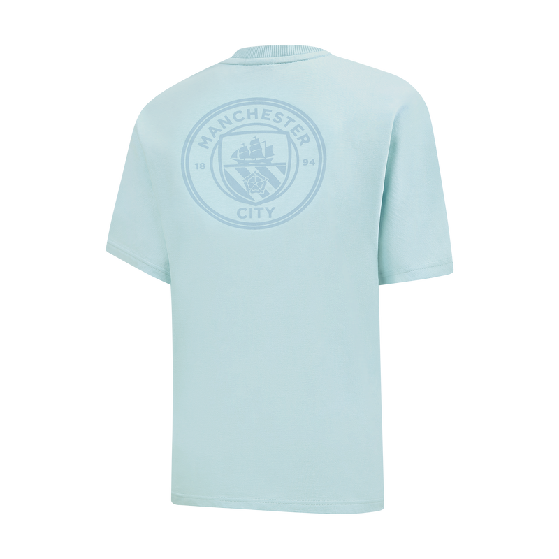 MCFC WOMENS TONAL BF TEE - light blue