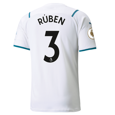 Camiseta 2ª Equipación Manchester City 21/22 con estampado de Rúben Dias