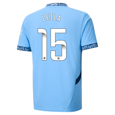 Manchester City Home Jersey 2024/25 With LEILA 15 Printing