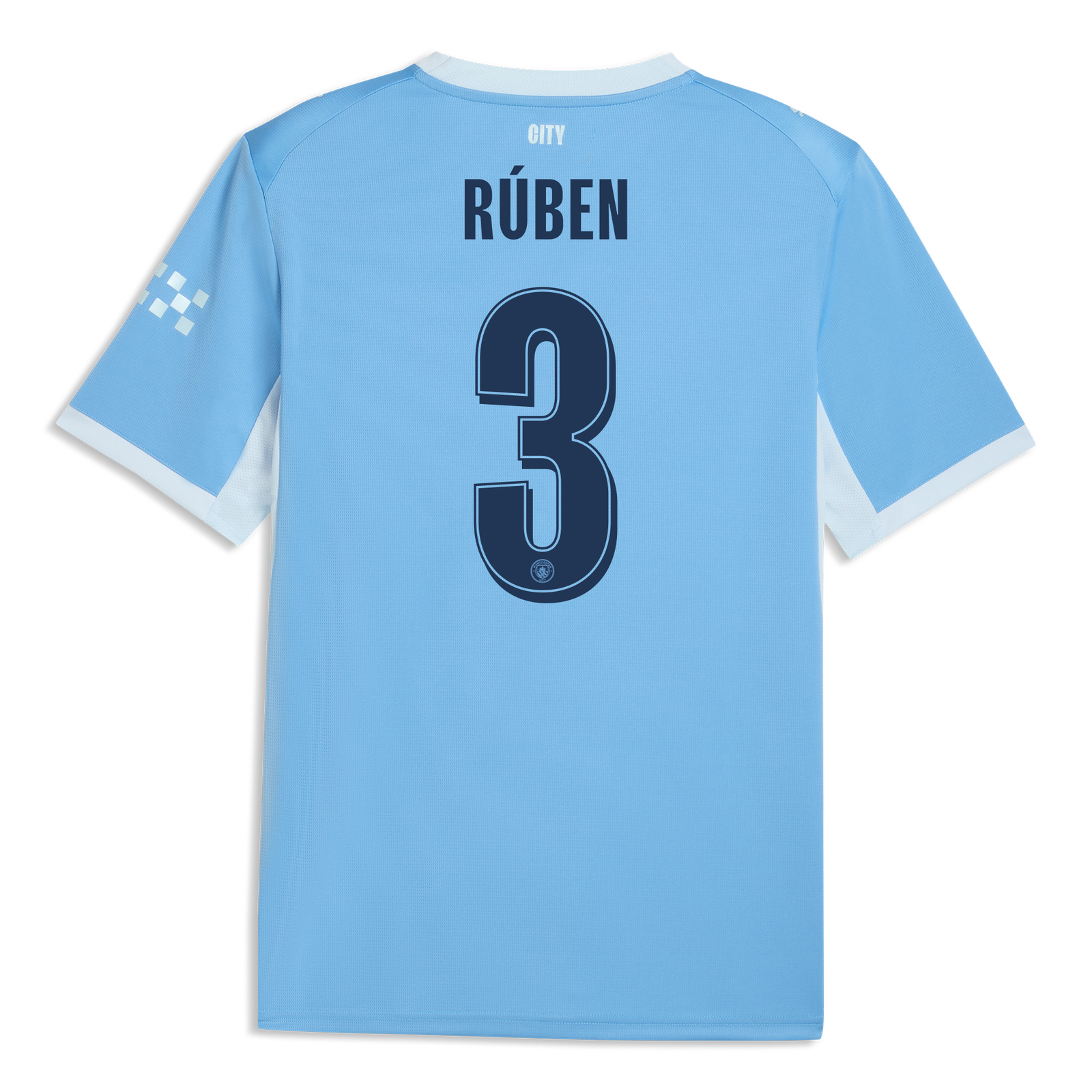 マンチェスター・シティ ホームユニフォーム 2026/27 RÚBEN 3 プリント 