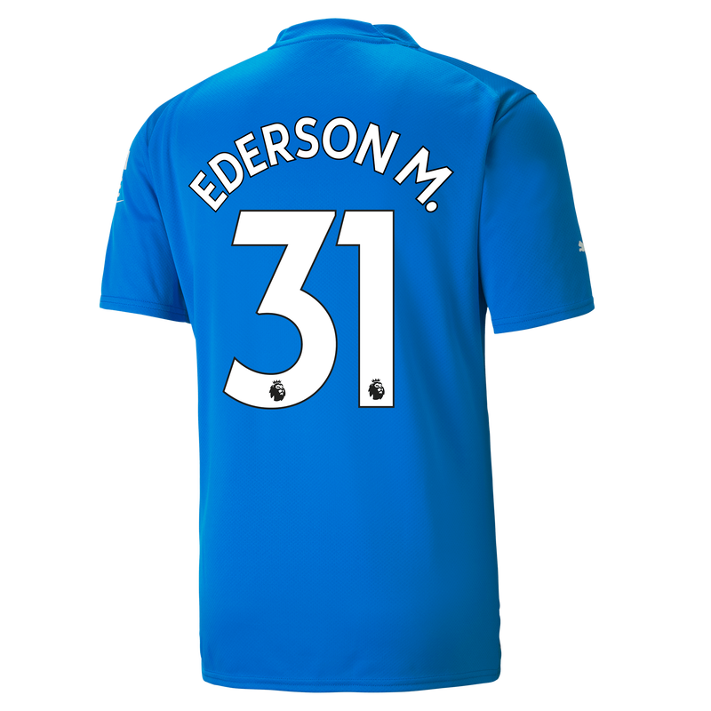 MCFC RP MENS GK JERSEY SS-EDERSON M - electric blue lemonade