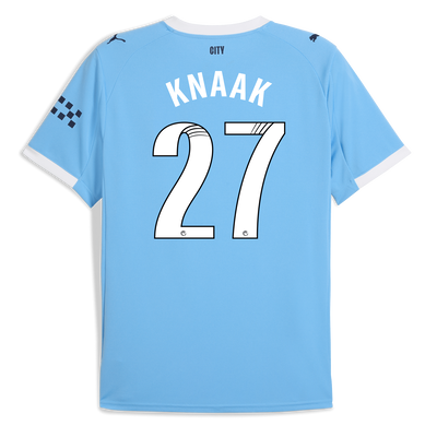 Manchester City Thuisshirt 2025/26  en KNAAK 27 bedrukking