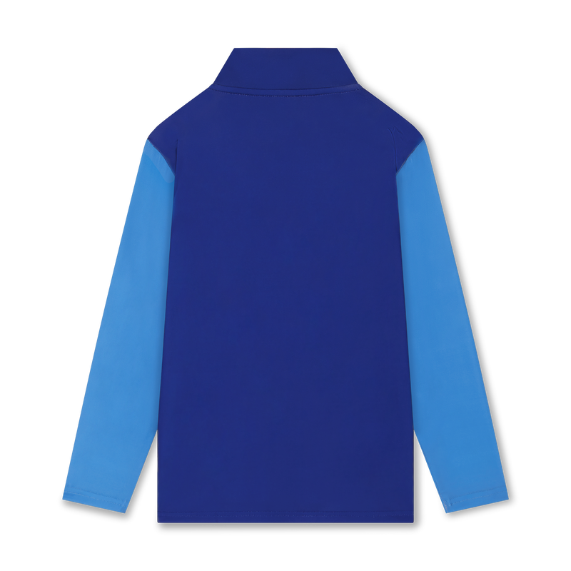 MCFC UCL KIDS LIGHTNING TRACK TOP - navy