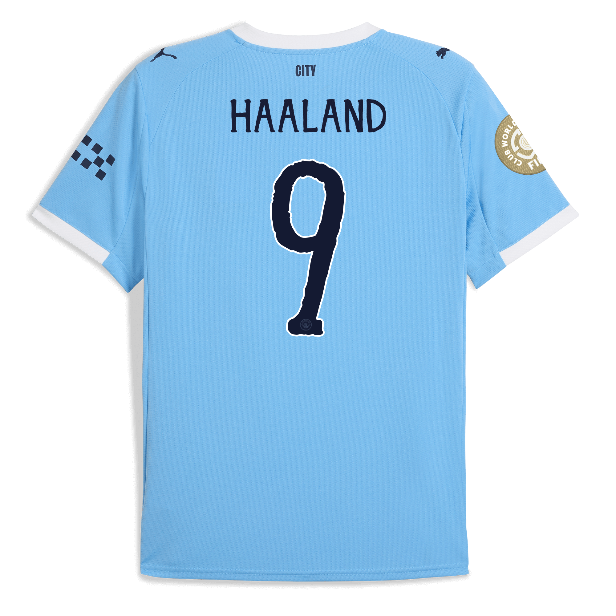 Maglia Home Manchester City 2025/26 con stampa HAALAND 9 | Official Man City  Store