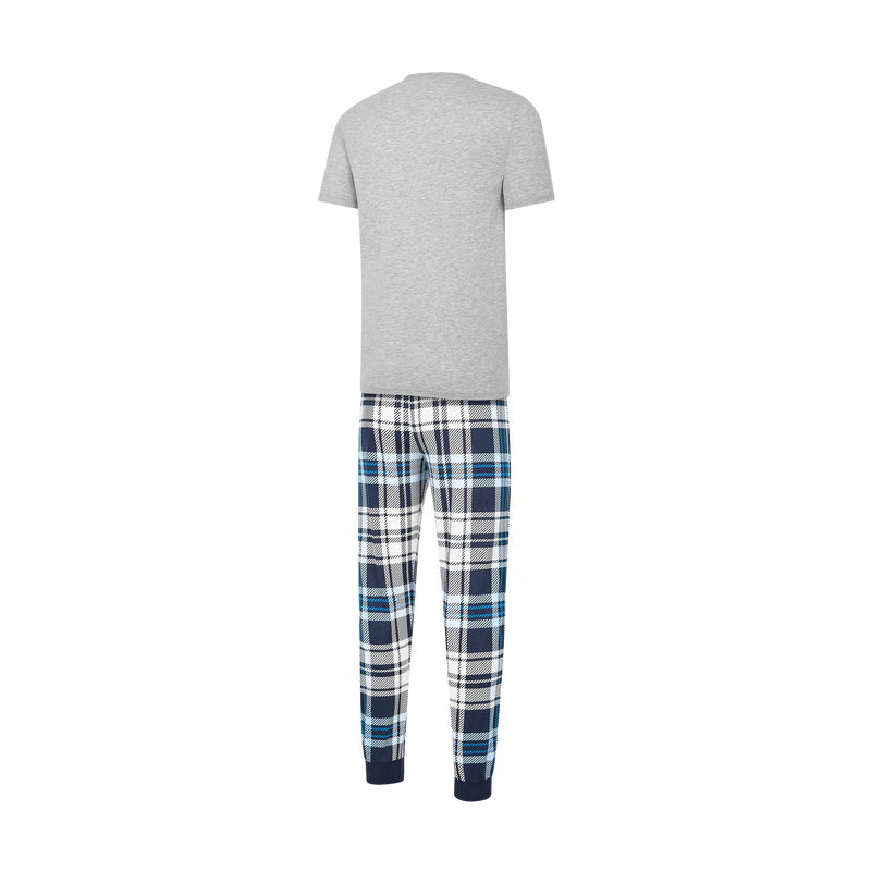 Manchester City Short Sleeve Check PJ s