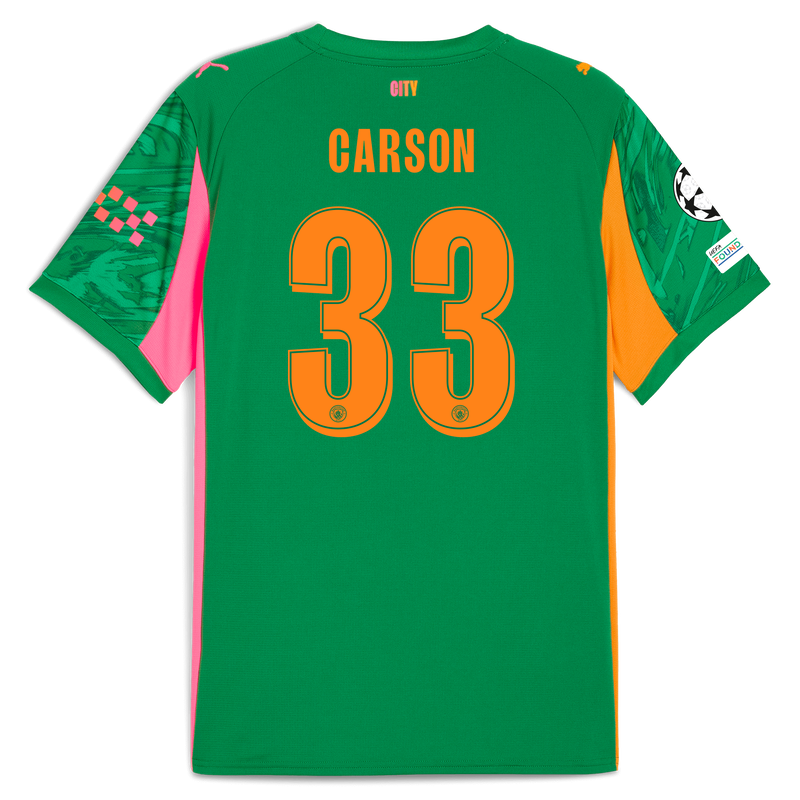 MENS GK JERSEY SS-CARSON-33-EPL-PL - green