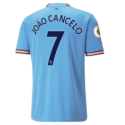 Camiseta 1ª Equipación Manchester City 2022/23 con estampado deJOÃO CANCELO 7