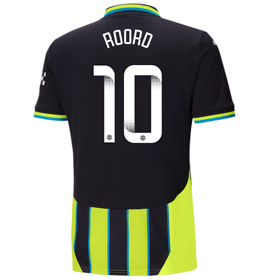 Manchester City Away Jersey 2024/25 With ROORD 10 Printing