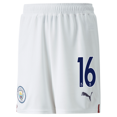 Kids' Manchester City Football Shorts 22/23 with #16