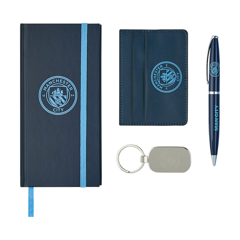 MCFC FW WALLET GIFT SET - navy