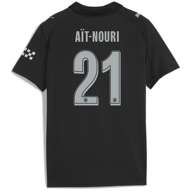 キッズ マンチェスター・シティ 2025/26 アウェイ   AÏT-NOURI 21プリント付き