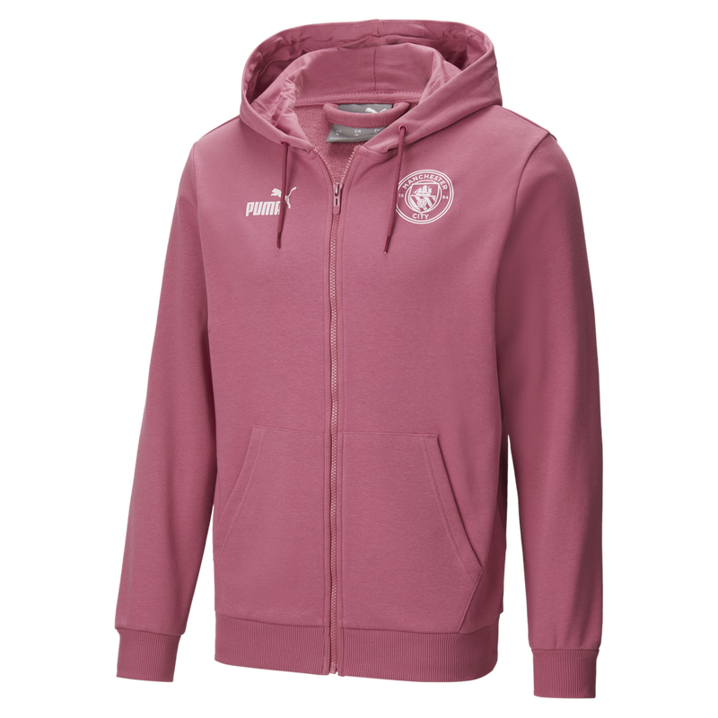 MCFC LW MENS FTBLCULTURE HOODED JKT - pink