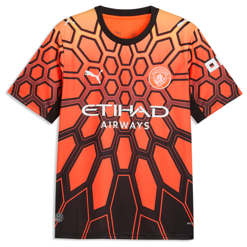 MENS GK JERSEY SS-EPL-PL - Hot Heat-PUMA Black