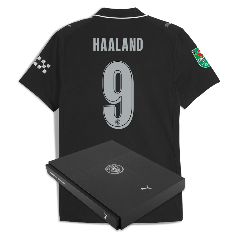 MENS AUTHENTIC Away SHIRT SS-HAALAND-9-EPL-PL - 